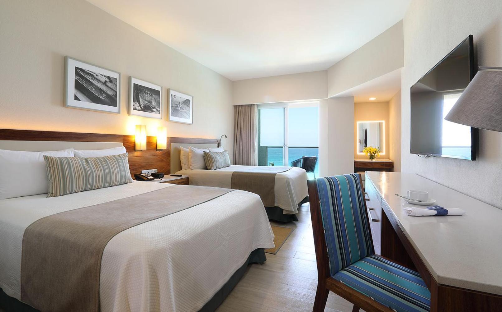 Quarto Duplo Deluxe em Frente ao Mar